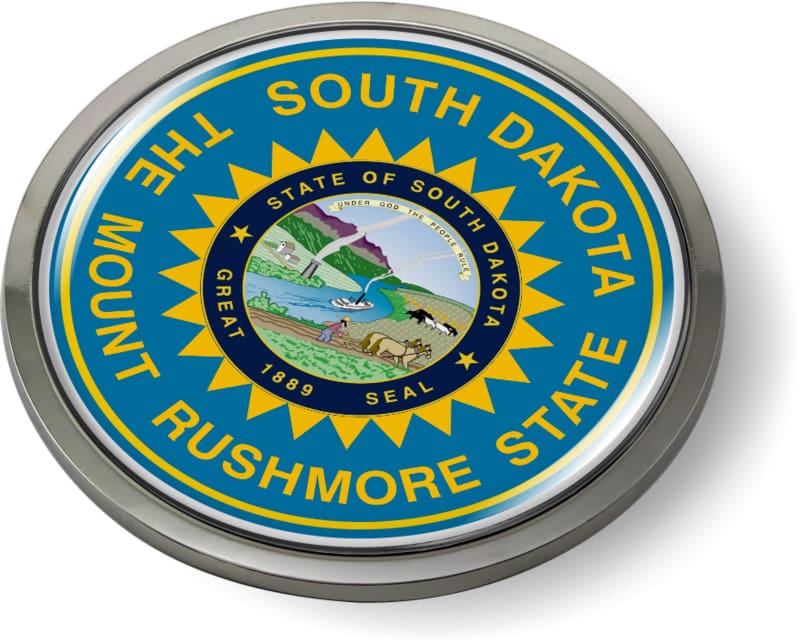 South Dakota - State Flag Emblem